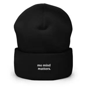 Mo Mind Matters beanie (black)