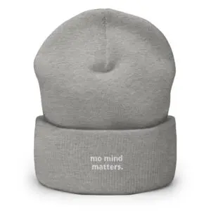 mo mind matters beanie (gray)
