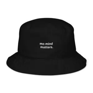 mo mind matters bucket hat (black)