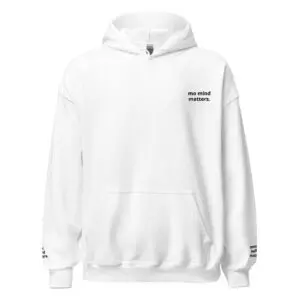 mo mind matters sweatshirt (white)