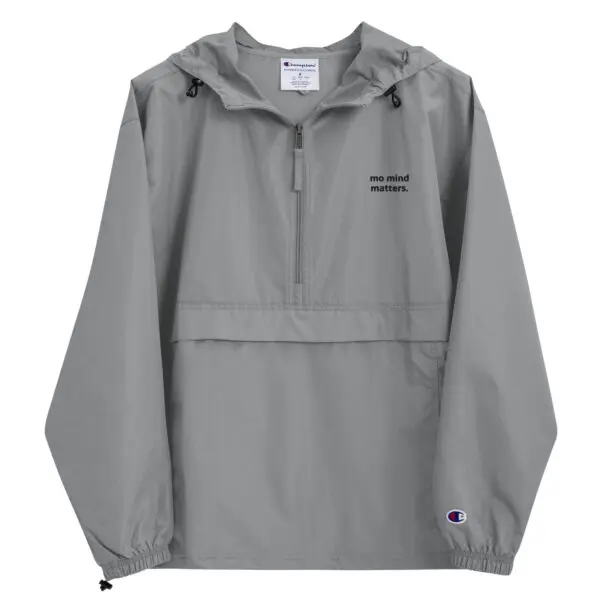 Mo Mind Matters Champion Packable Jacket (gray)