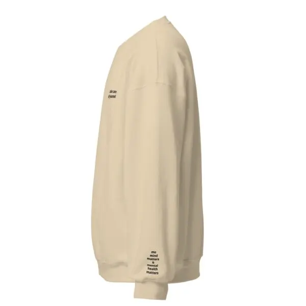 take care of yourself crewneck - beige - Image 2