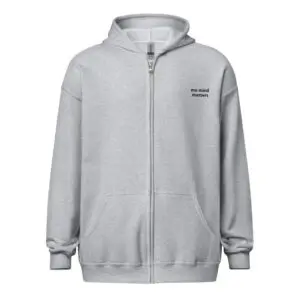 mo mind matters zip hoodie