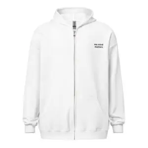 mo mind matters zip hoodie