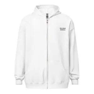 mo mind matters zip hoodie