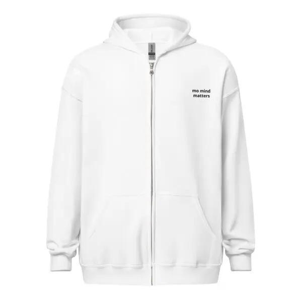 mo mind matters zip hoodie